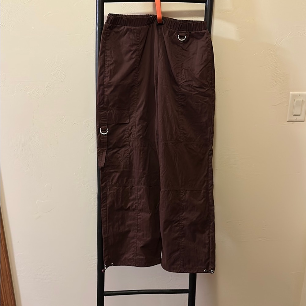 Vanilla Star Brown Cargo Pants Relaxed Fit